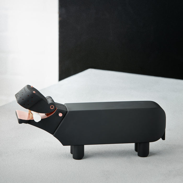 Kay Bojesen Hippo, Black, H: 4.9"