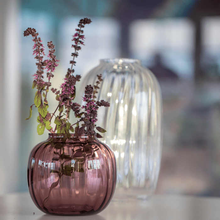 Holmegaard Primula Vase, H: 4.9"