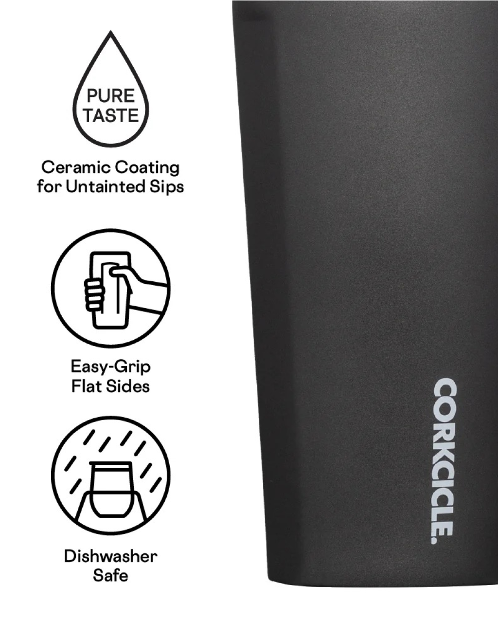Corkcicle Pure Taste Tumbler - 16 oz