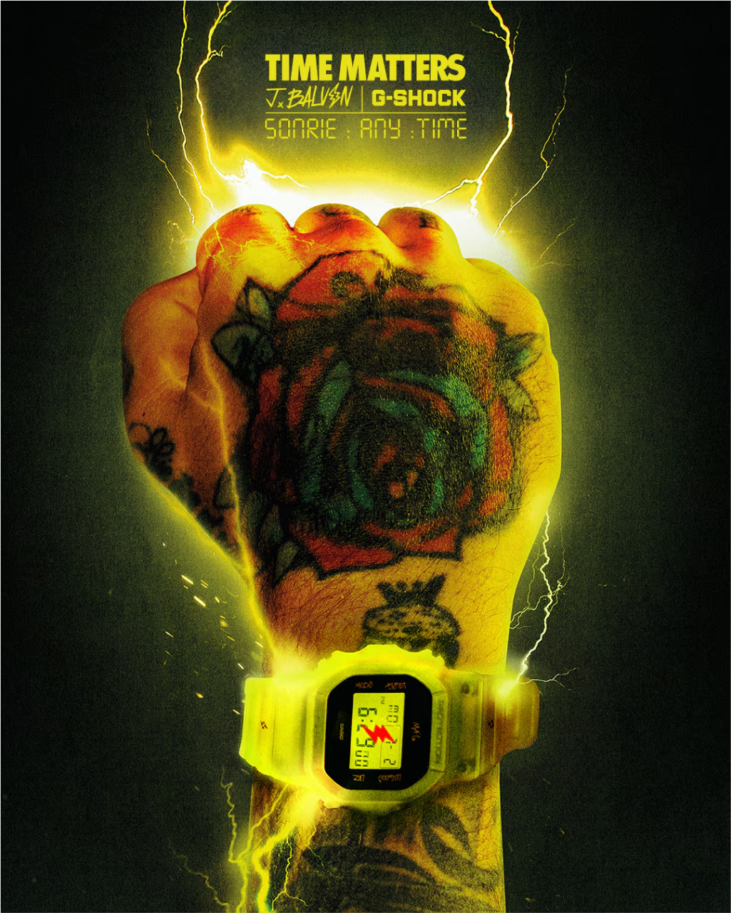 Casio G-Shock x J Balvin DWE5600JB-1A9 Watch