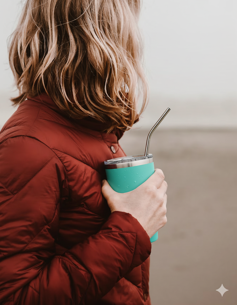 Corkcicle Tumbler Stainless Steel Straw 2