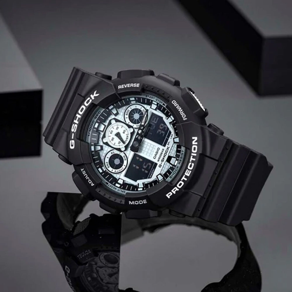 G-Shock GA-100BW-1ACR | Black White