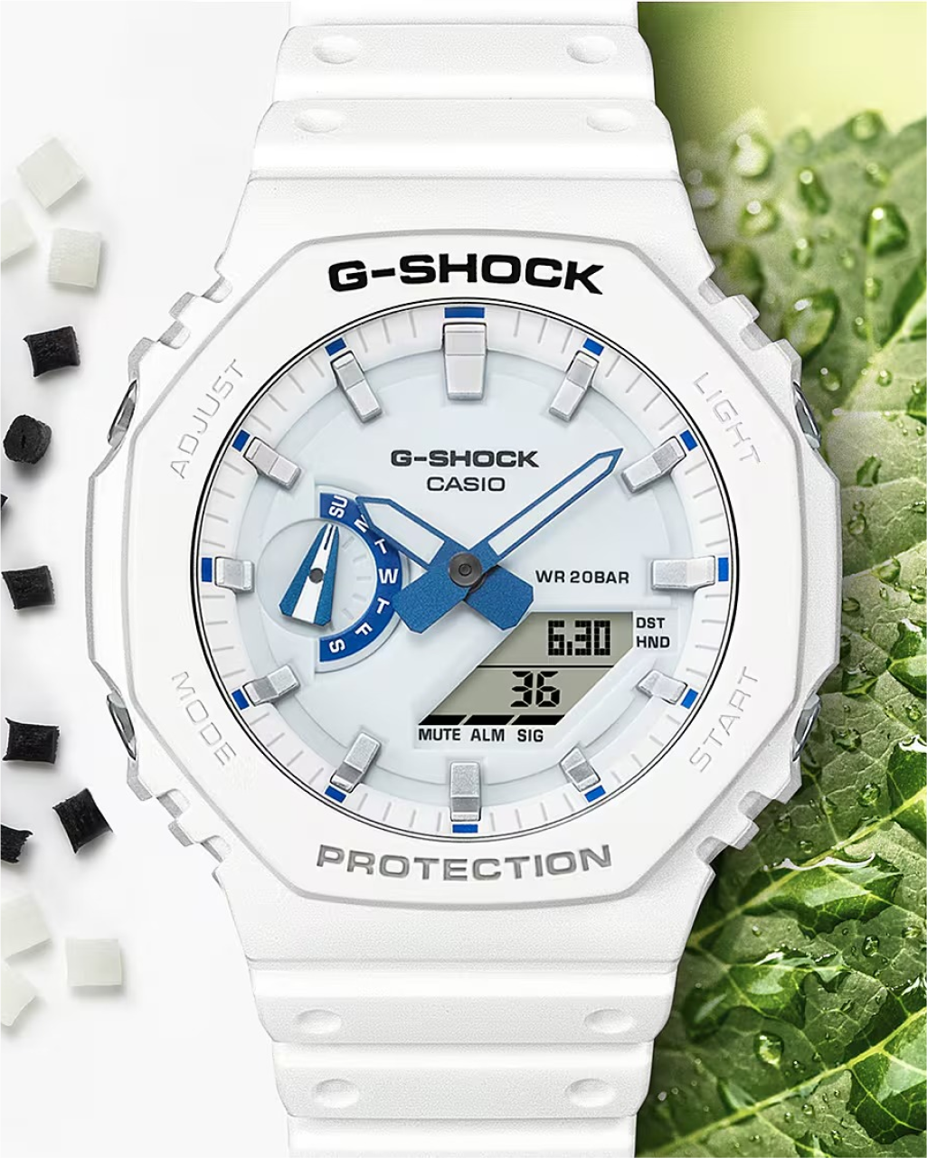G-Shock GA2100HDS-7A | White
