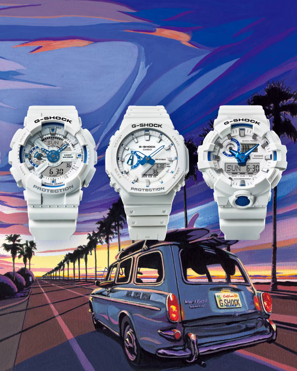 G-Shock GA700HDS-7A | White