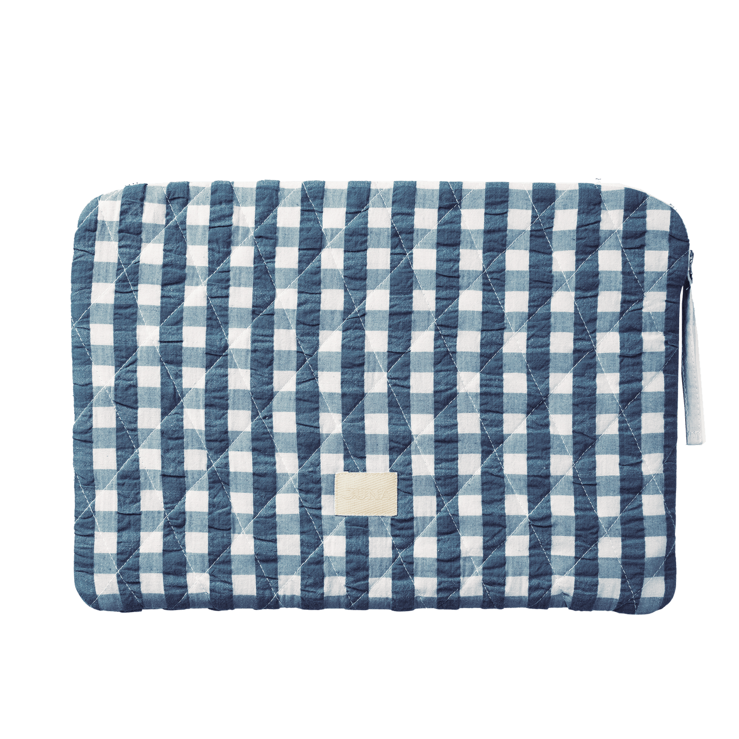 JUNA Pondus Laptop Bag, Dark Blue/White
