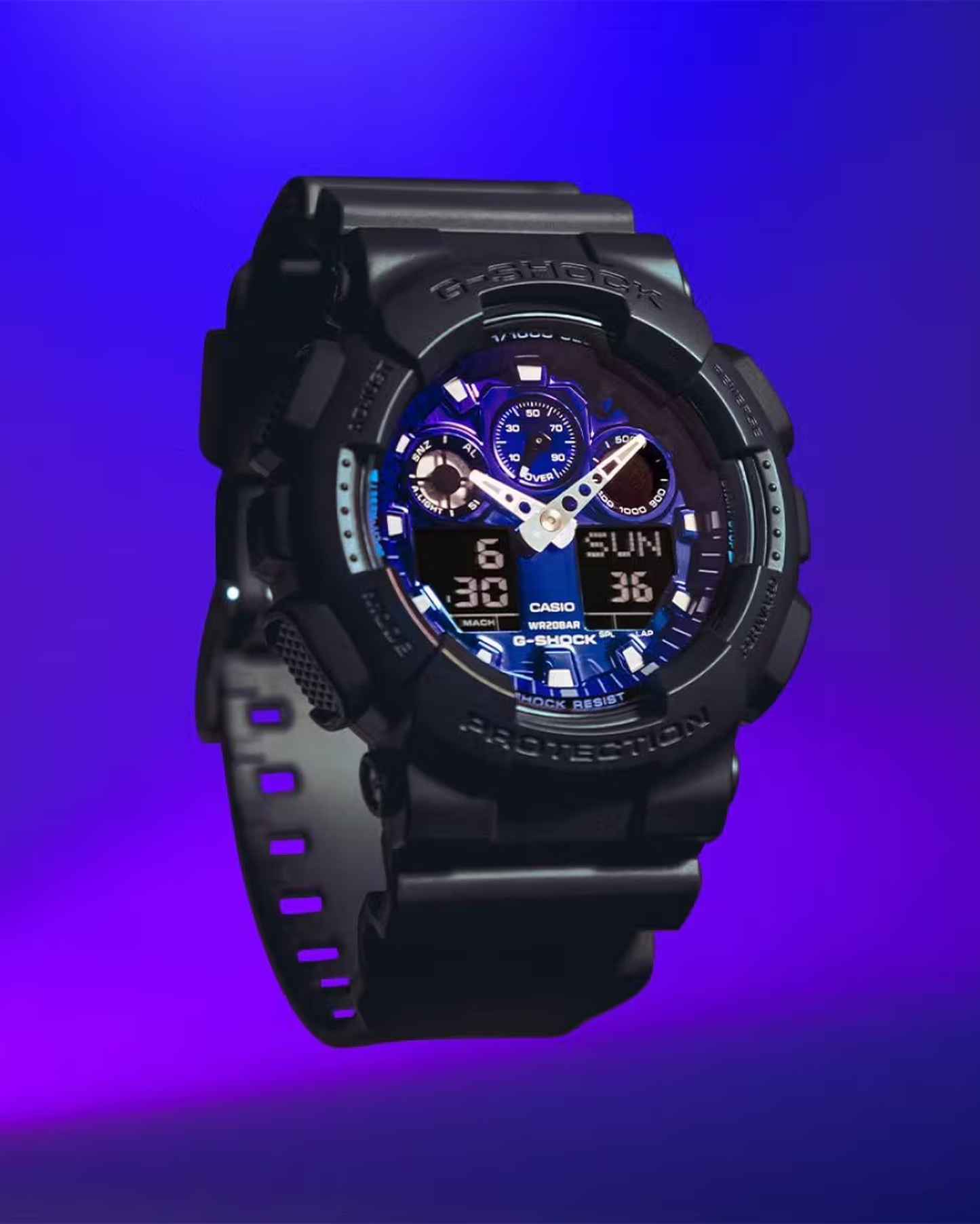 G-Shock GA100FL-1A Analog Digital Watch