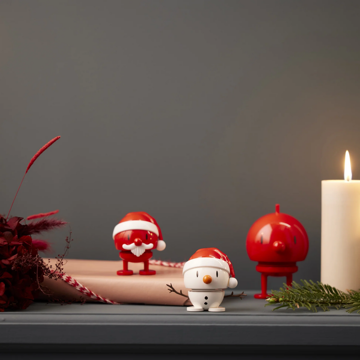Hoptimist Santa Snowman S White