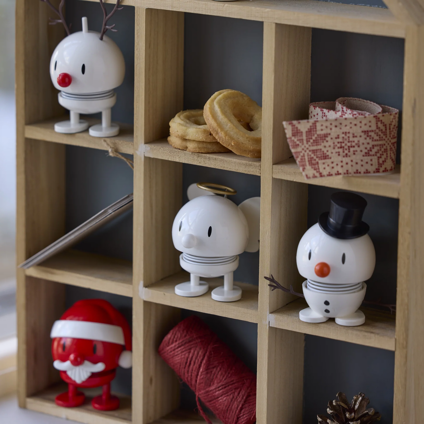 Hoptimist Holiday Snowman S White
