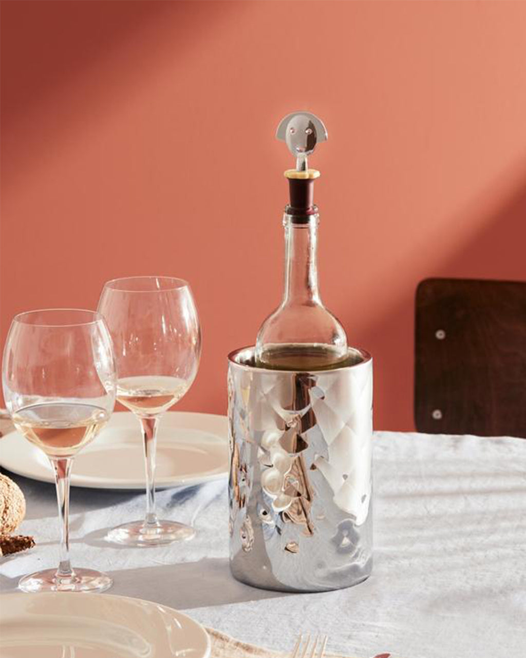 Alessi Anna Bottle Stopper in Use