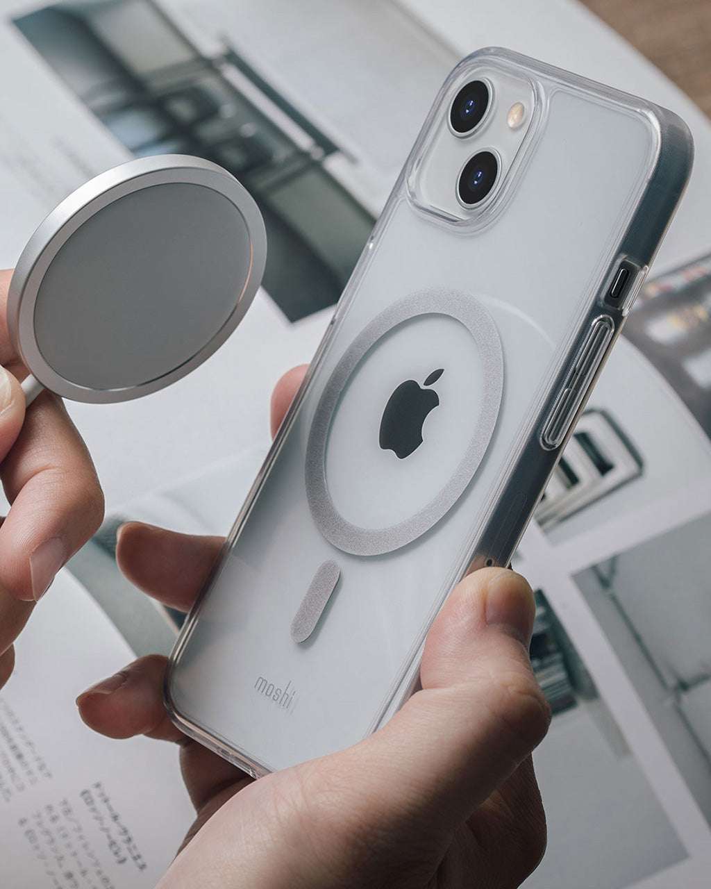 Moshi Arx Clear Slim Hardshell Case For iPhone 13