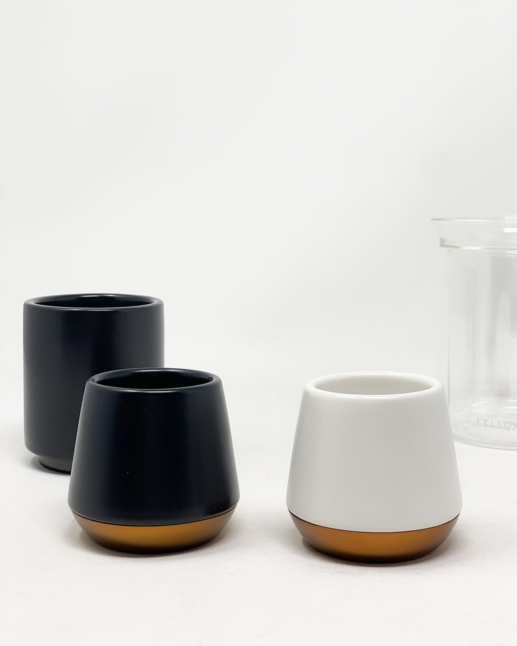 Fellow Joey Double Wall Espresso Mugs | Matte Black