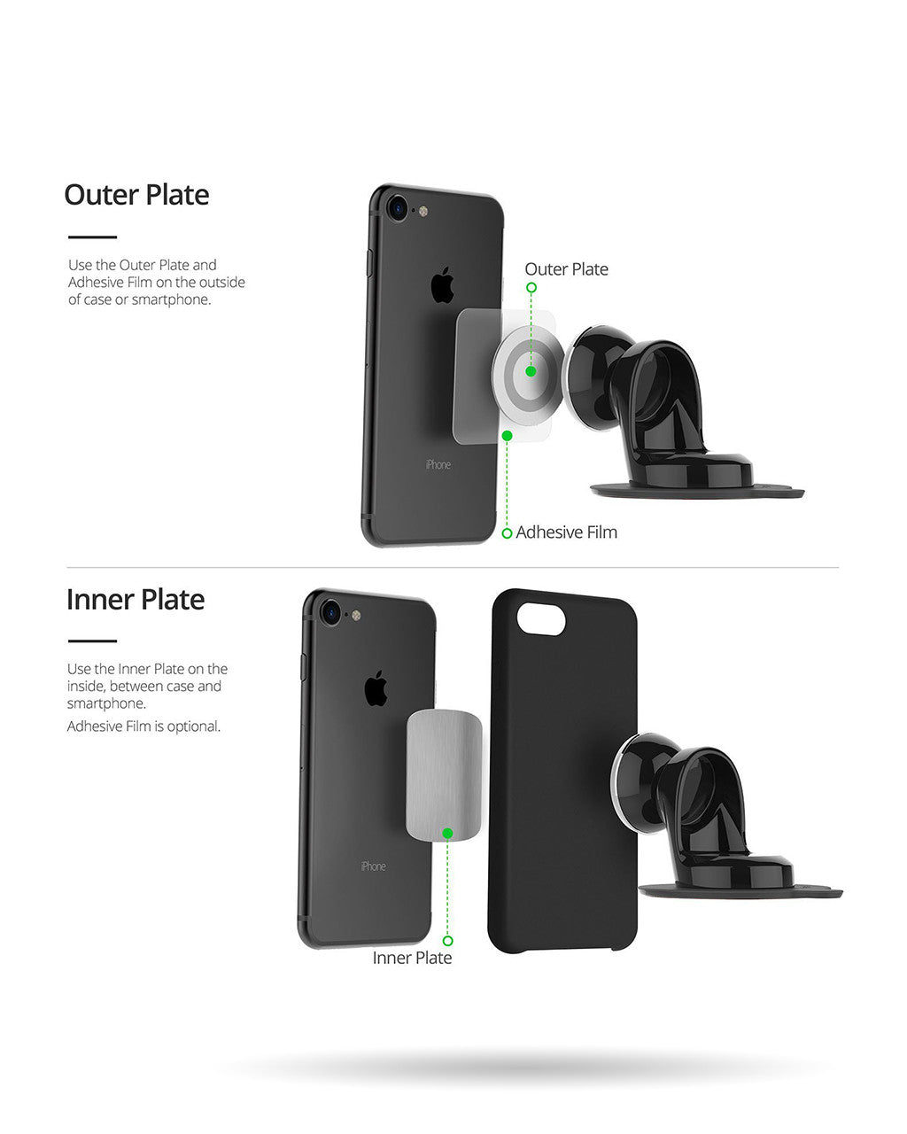 iOttie iTap Magnetic Dashboard Car Mount Holder