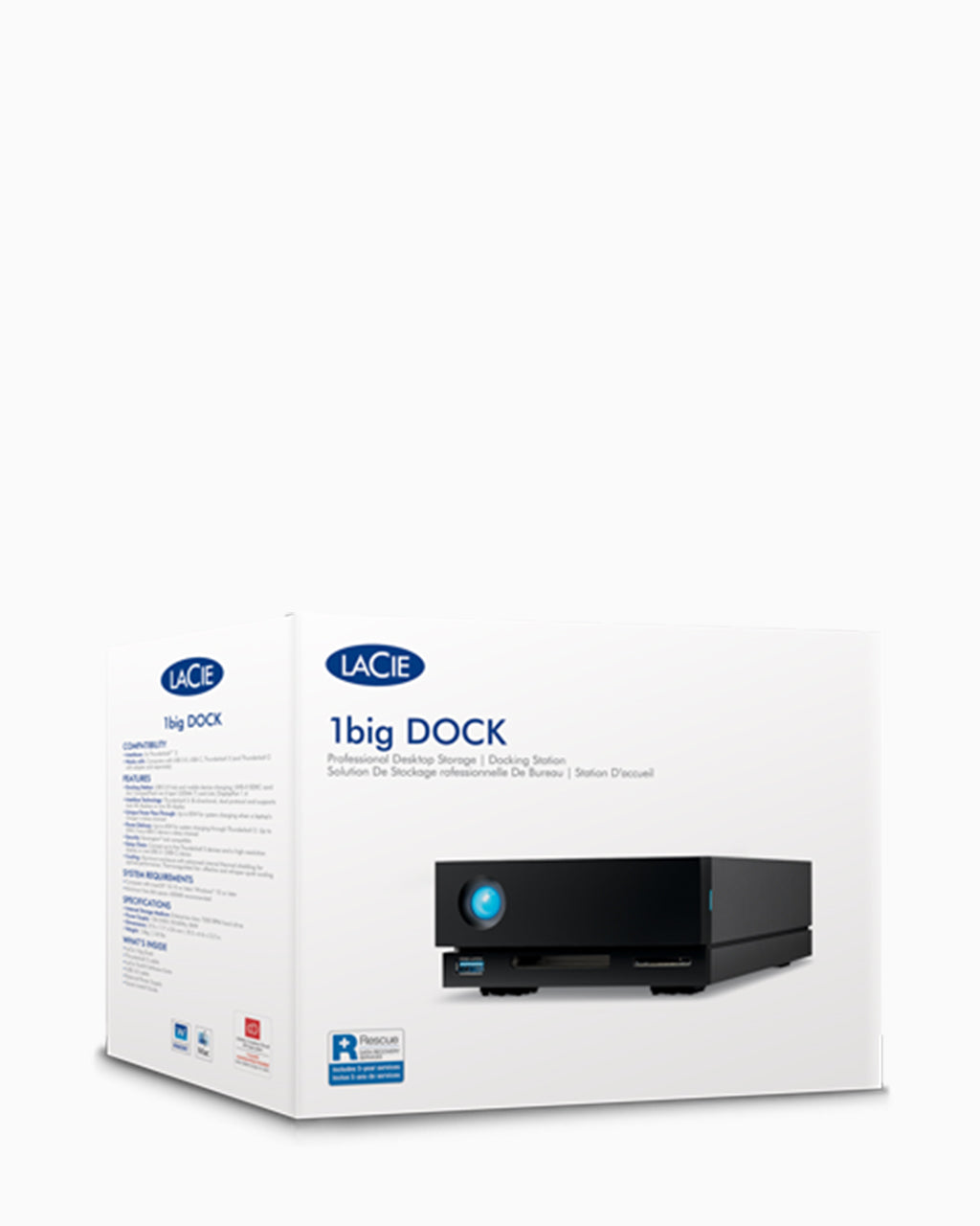 LaCie 1big Dock Thunderbolt 3 in Packaging
