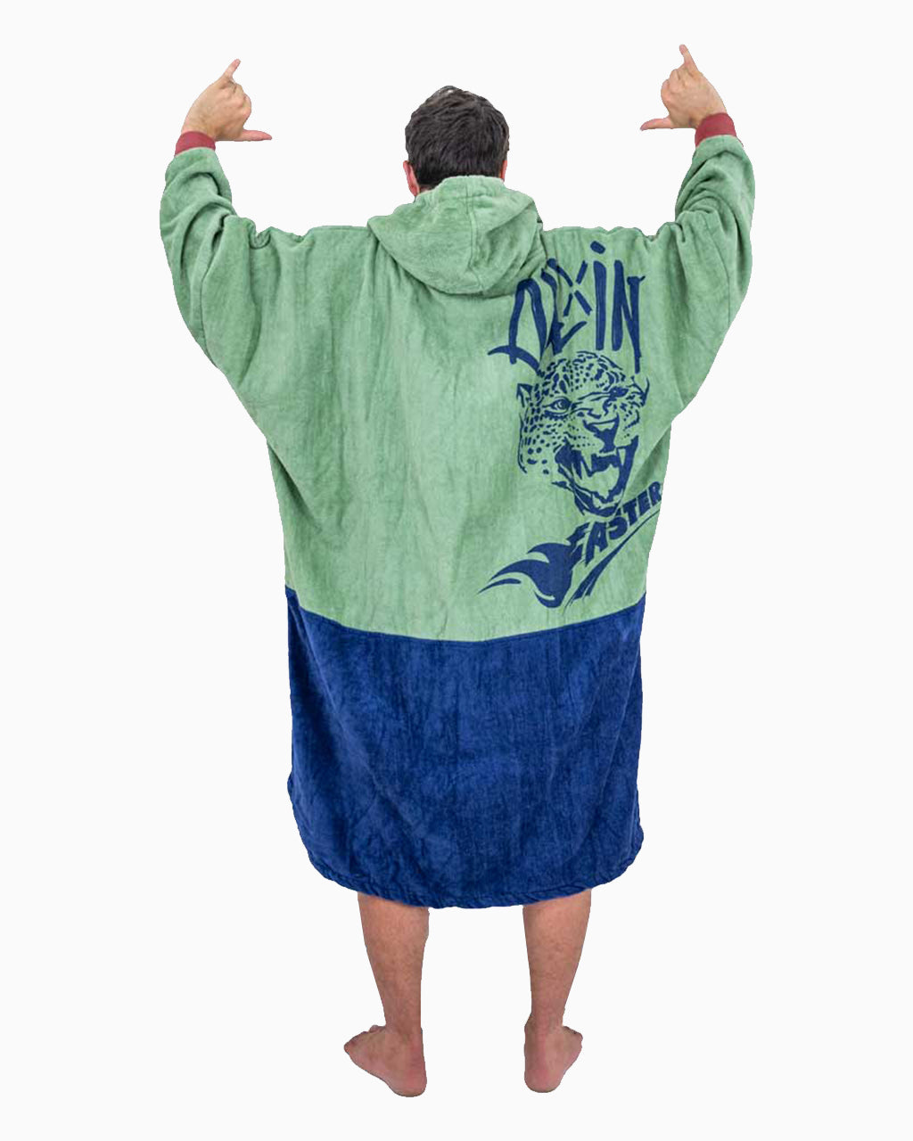 All-In Long Sleeves Poncho | Khaki Brown