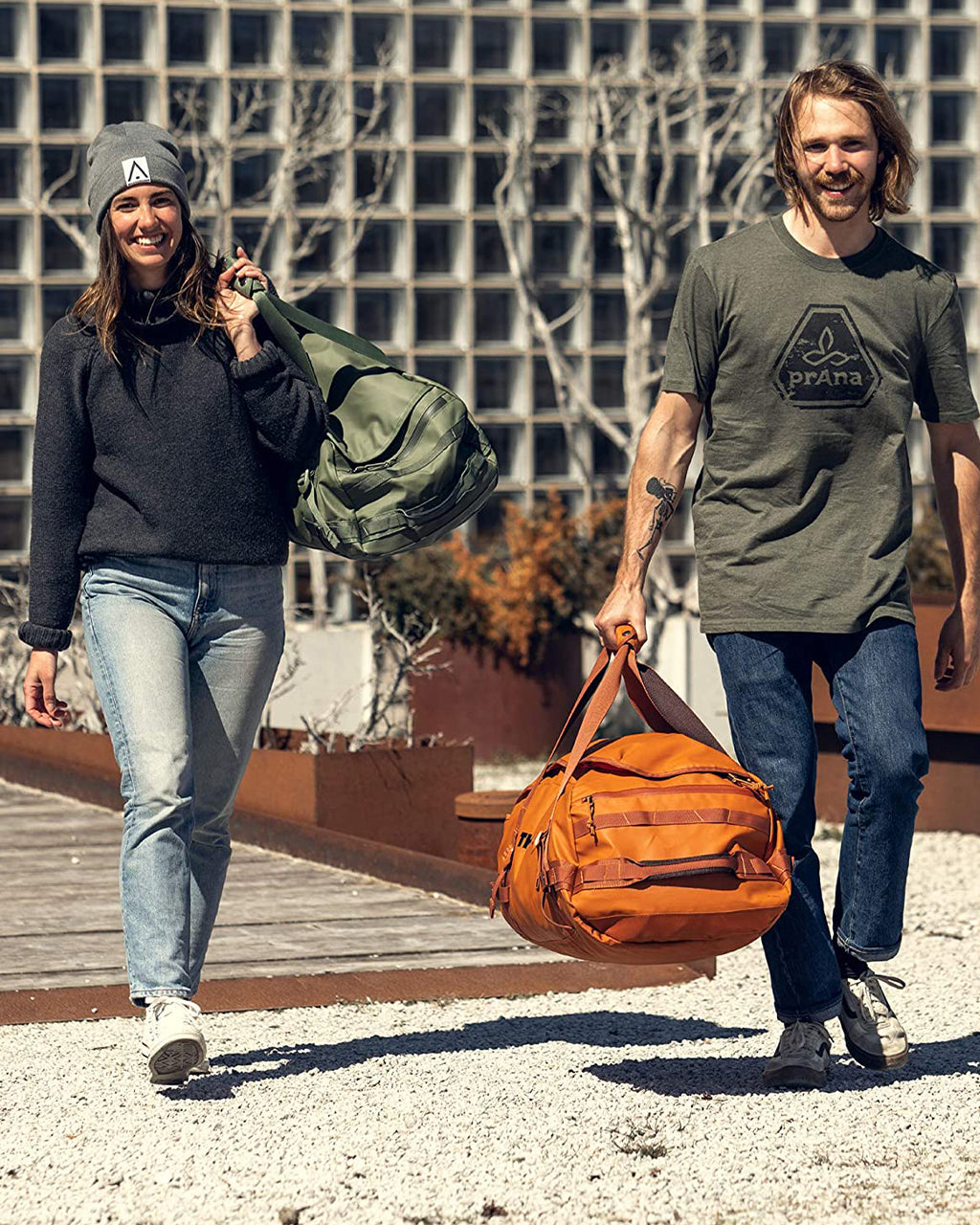 Thule Chasm Sport Duffel Bag 90L in Use