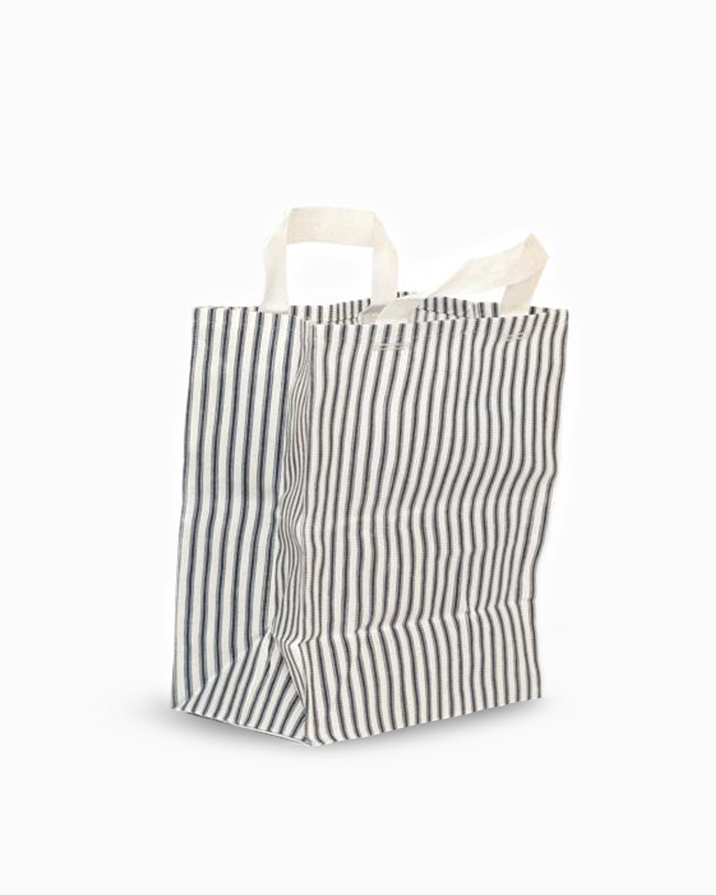 WAAM Eco-Friendly Market Bag | Navy Ticking