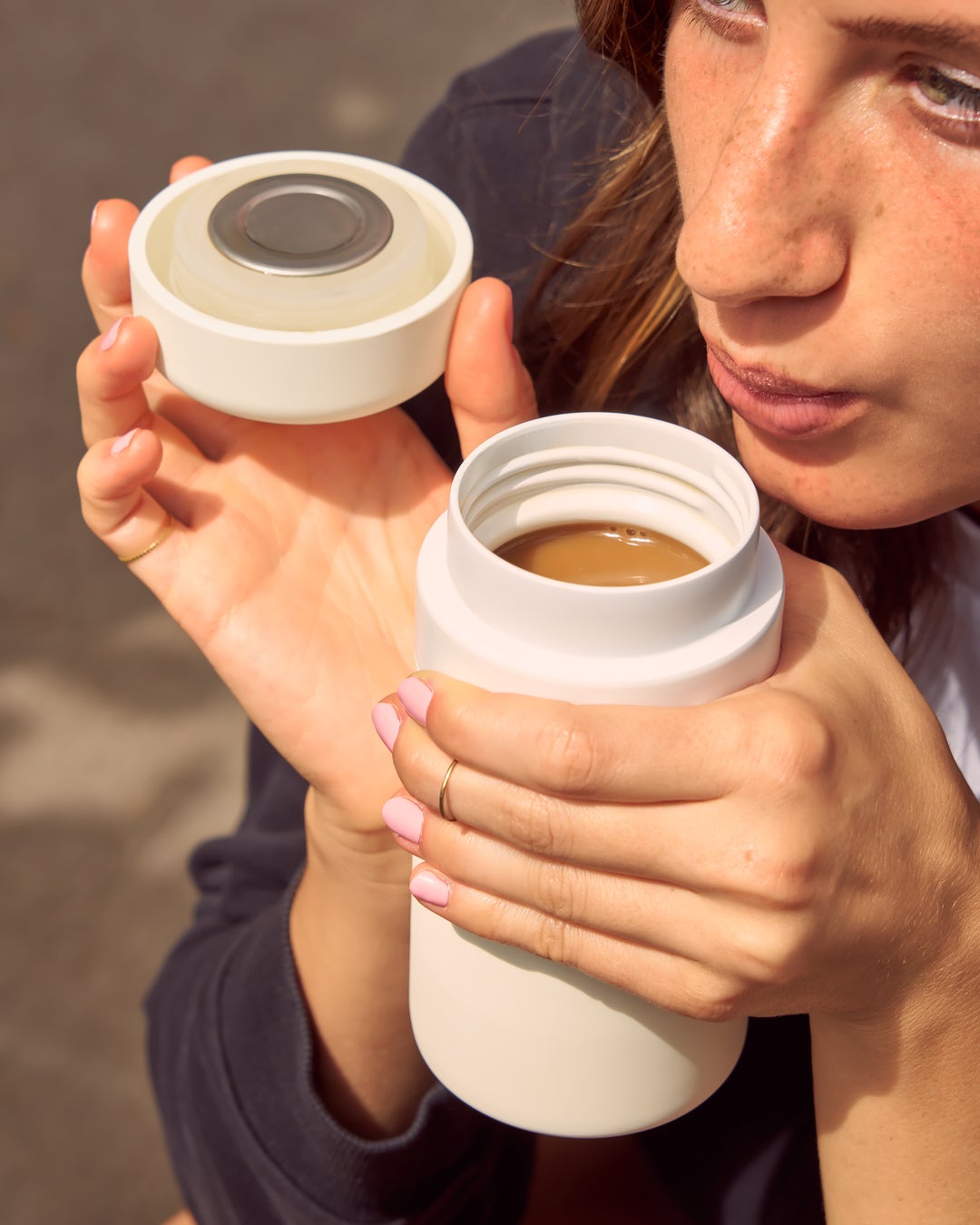 W&P Porter Insulated Ceramic Bottle - 16oz | Cream