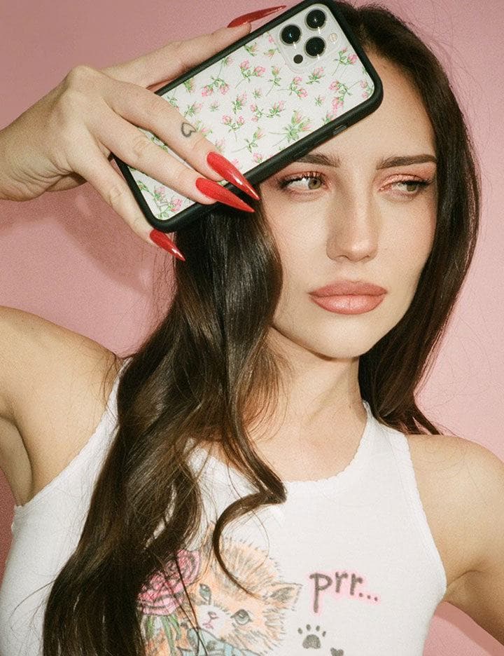Wildflowers Posie Rosie | Pink iPhone Case