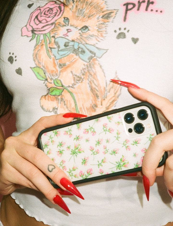 Wildflowers Posie Rosie | Pink iPhone Case