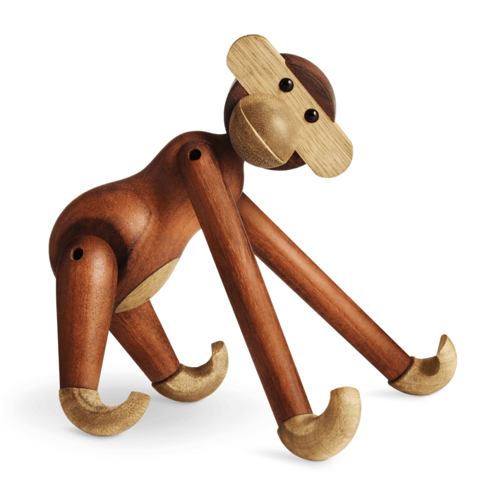 Kay Bojesen Monkey, Teak/Limba