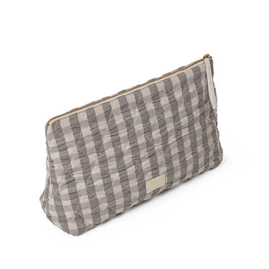 JUNA Nola Makeup Bag Grey Birch