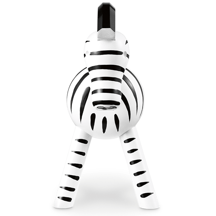 Kay Bojesen Zebra, Black/White, H: 5.5"