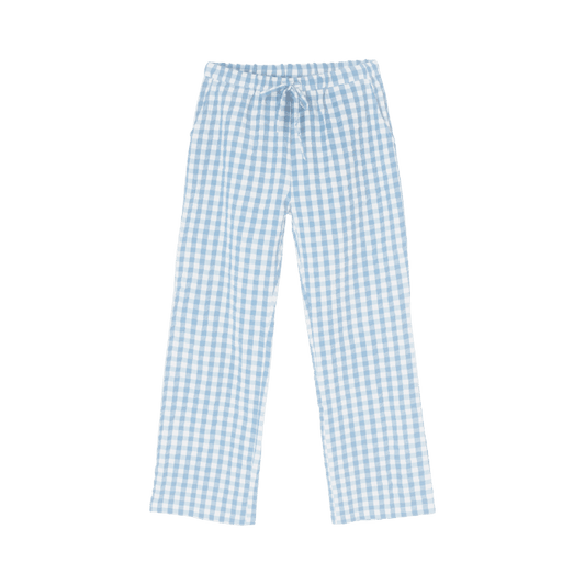 JUNA Barbara Lounge Pants, White /Light Blue