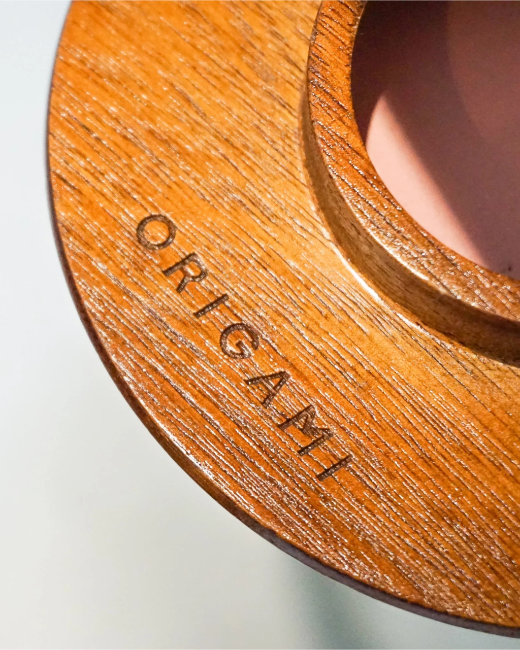 Origami Wood Dripper Holder