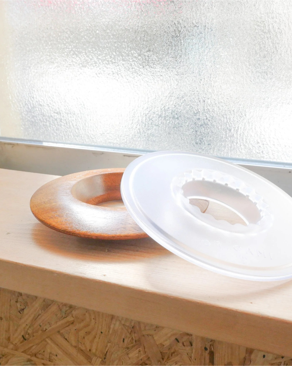 Origami Wood Dripper Holder