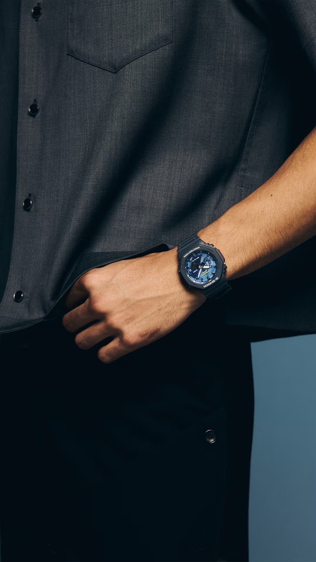 G-Shock GA2100AS-2A Analog Digital Watch