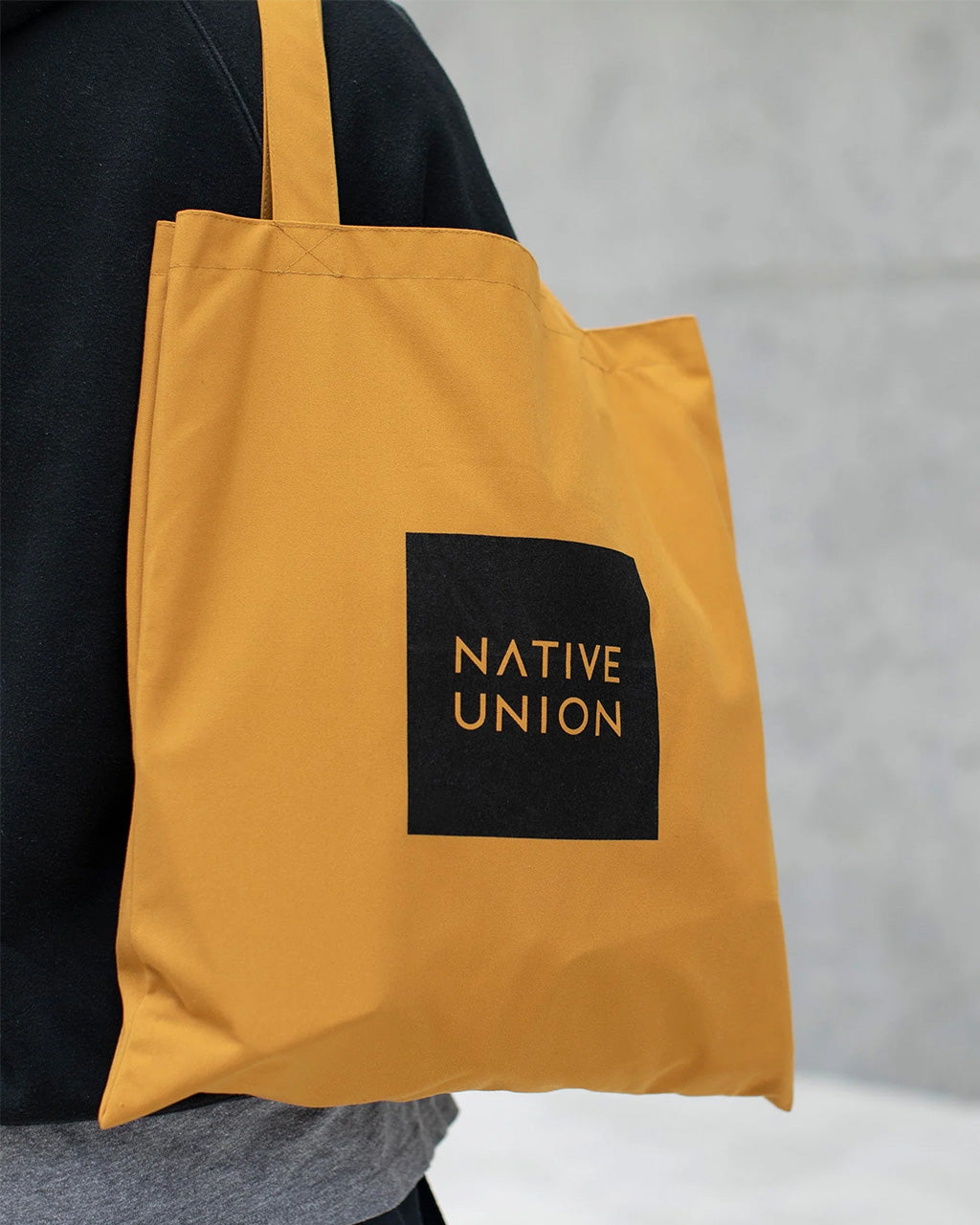 Close-up of the Native Union Tote Bag Lite's recycled materia