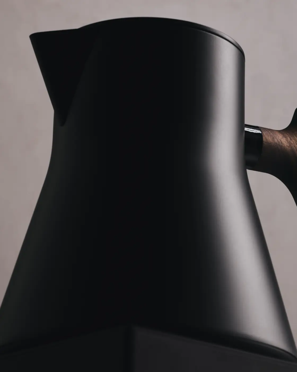 | Matte Black and Walnut