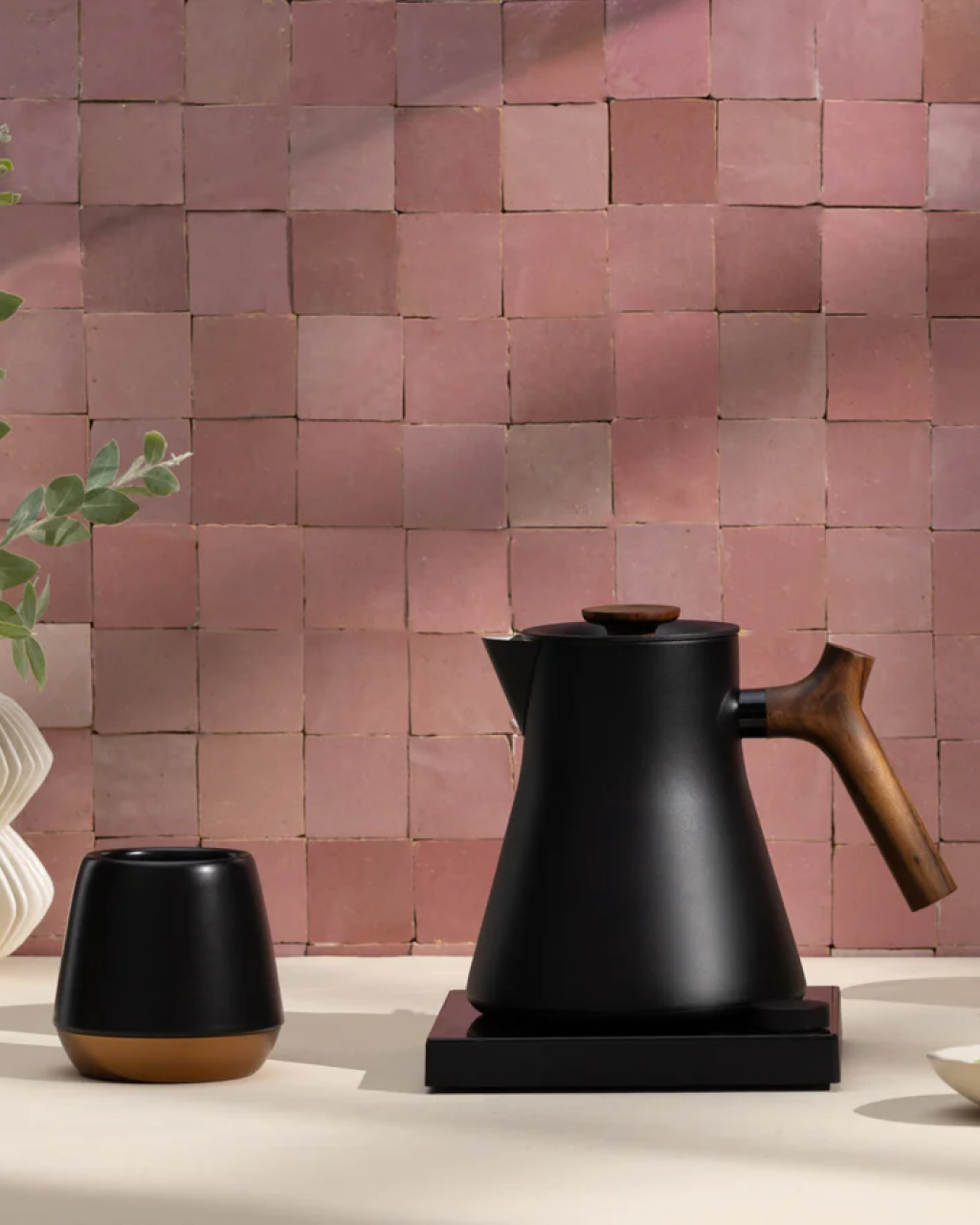 | Matte Black and Walnut