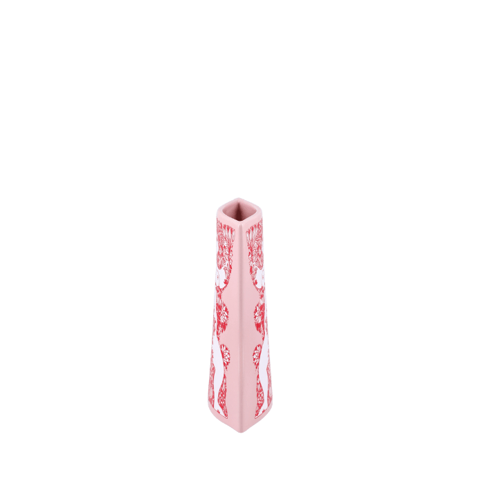 Bjørn Wiinblad Nina Vase, Pink/Red, H: 6.5"