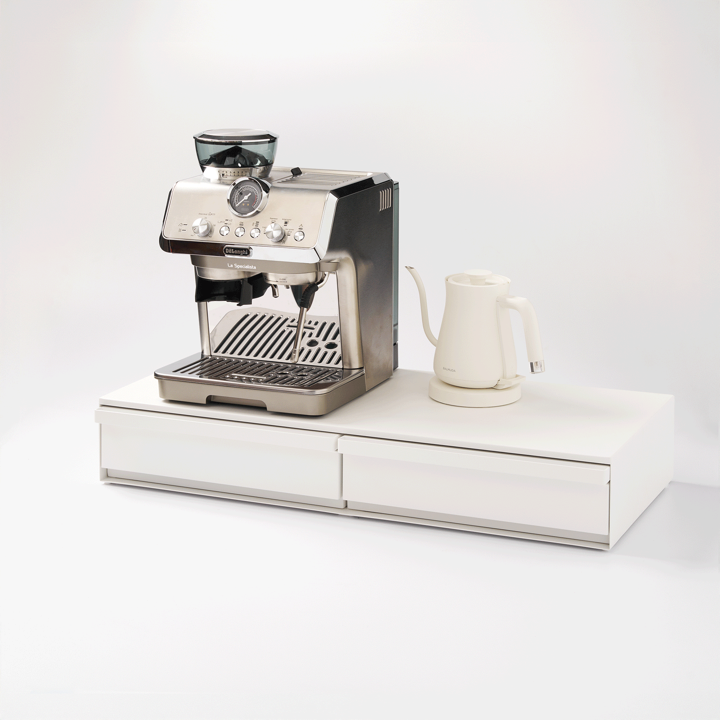 Yamazaki Home Wide Countertop Drawer with Pull-Out Shelf