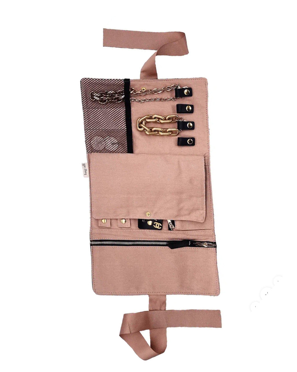 bag-all Large Jewelry Roll Travel Pouch