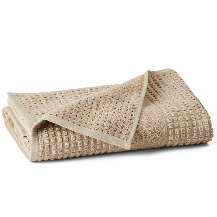 JUNA Check Towels, Sand