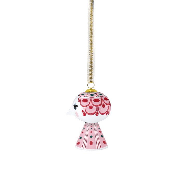 Bjørn Wiinblad Eva Christmas Ornament, Red/Green, H: 3"