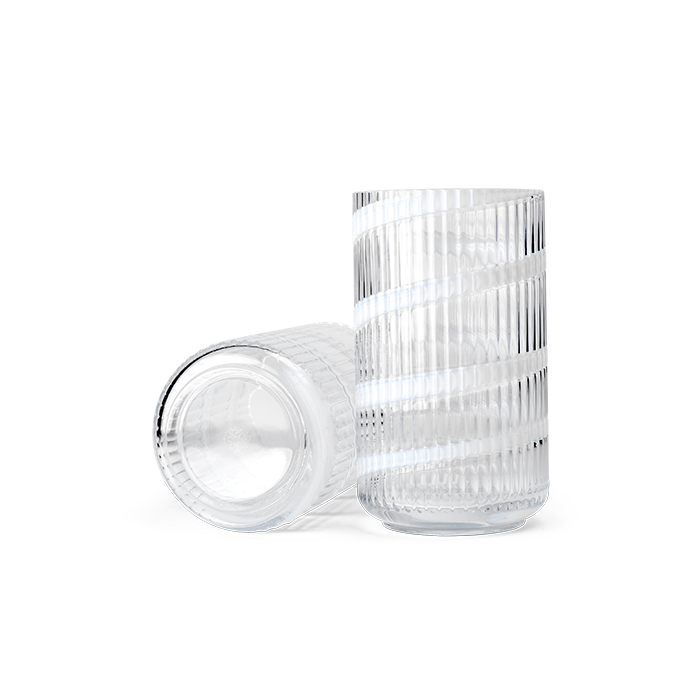 Lyngby Porcelæn Lyngby Vase, Swirl White