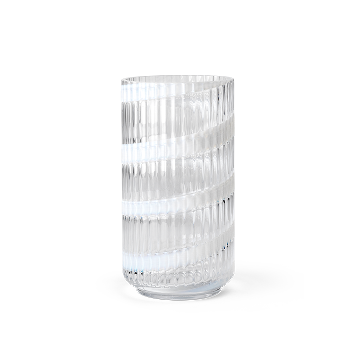 Lyngby Porcelæn Lyngby Vase, Swirl White