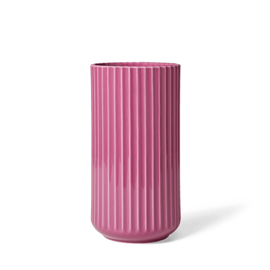 Lyngby Porcelæn Vase, Purple, H: 8.1"