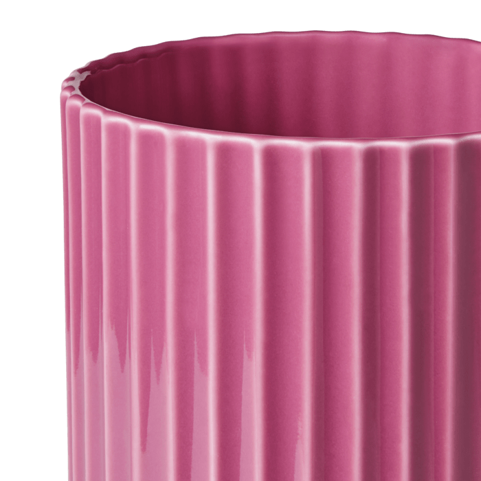 Lyngby Porcelæn Vase, Purple, H: 8.1"