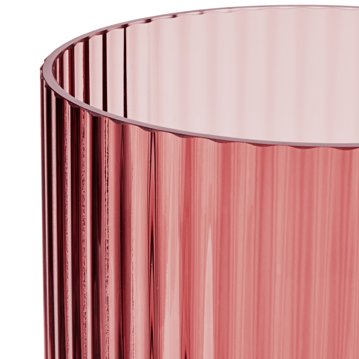 Lyngby Porcelæn Vase, Burgundy