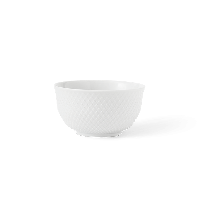 Lyngby Porcelæn Rhombe Bowl, White