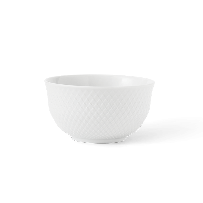 Lyngby Porcelæn Rhombe Bowl, White