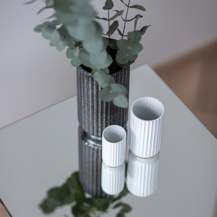 Lyngby Porcelæn Vase, White