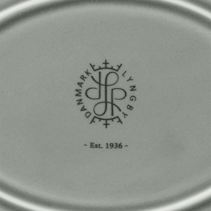 Lyngby Porcelæn Rhombe Earth Serving Dish, Moss, W: 11.2"