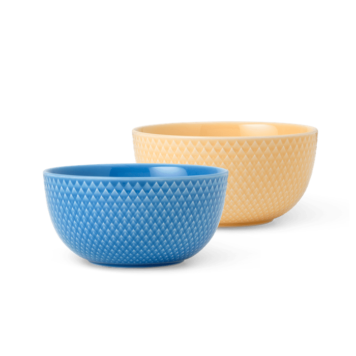 Lyngby Porcelæn Rhombe Color Bowl, Ø: 5.1"