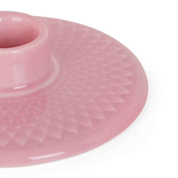 Lyngby Porcelæn Rhombe Color Candleholder, Ø: 4.1"