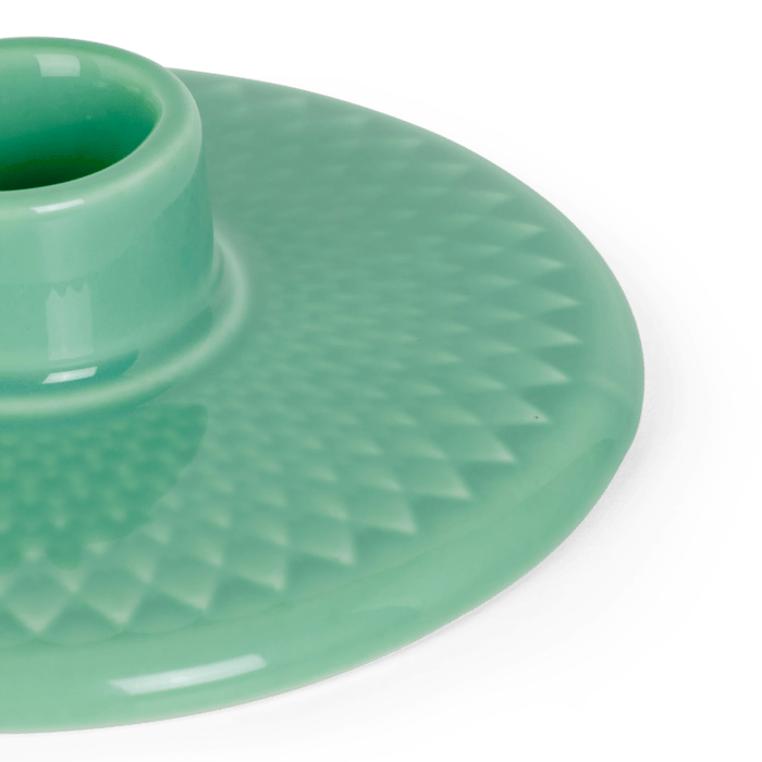 Lyngby Porcelæn Rhombe Color Candleholder, Ø: 4.1"